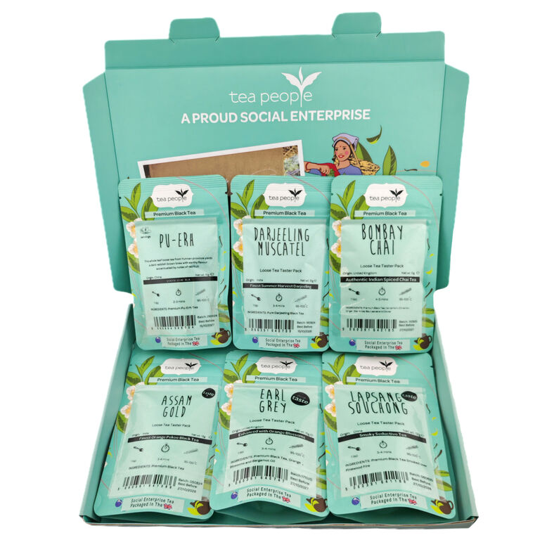 All Blacks - 6 Loose Tea Tasters in a gift box, , hi-res